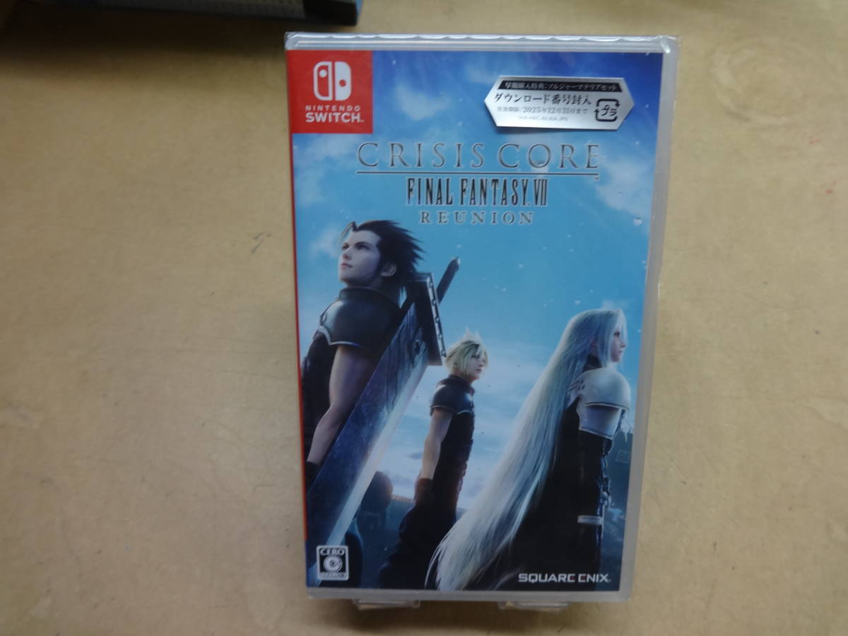 Q906 スイッチソフト CRISIS CORE -FINAL FANTASYⅦ- REUNION クライシスコア ファイナルファンタジー7 リユニオン 未開封品