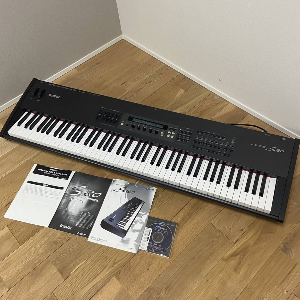 【美品・完全動作◎】YAMAHA S80 シンセサイザー 88鍵盤 メーカーオフィシャルショップ ☆初号機☆ Sシリーズ YAMAHA S80