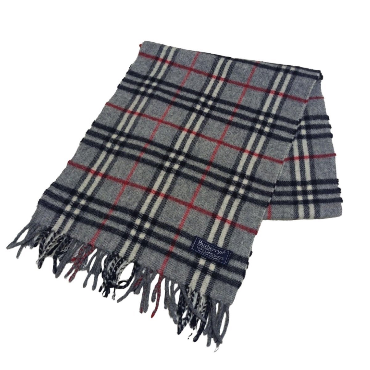 BURBERRY バーバリー カシミヤ100％ チェック柄 マフラー ストール