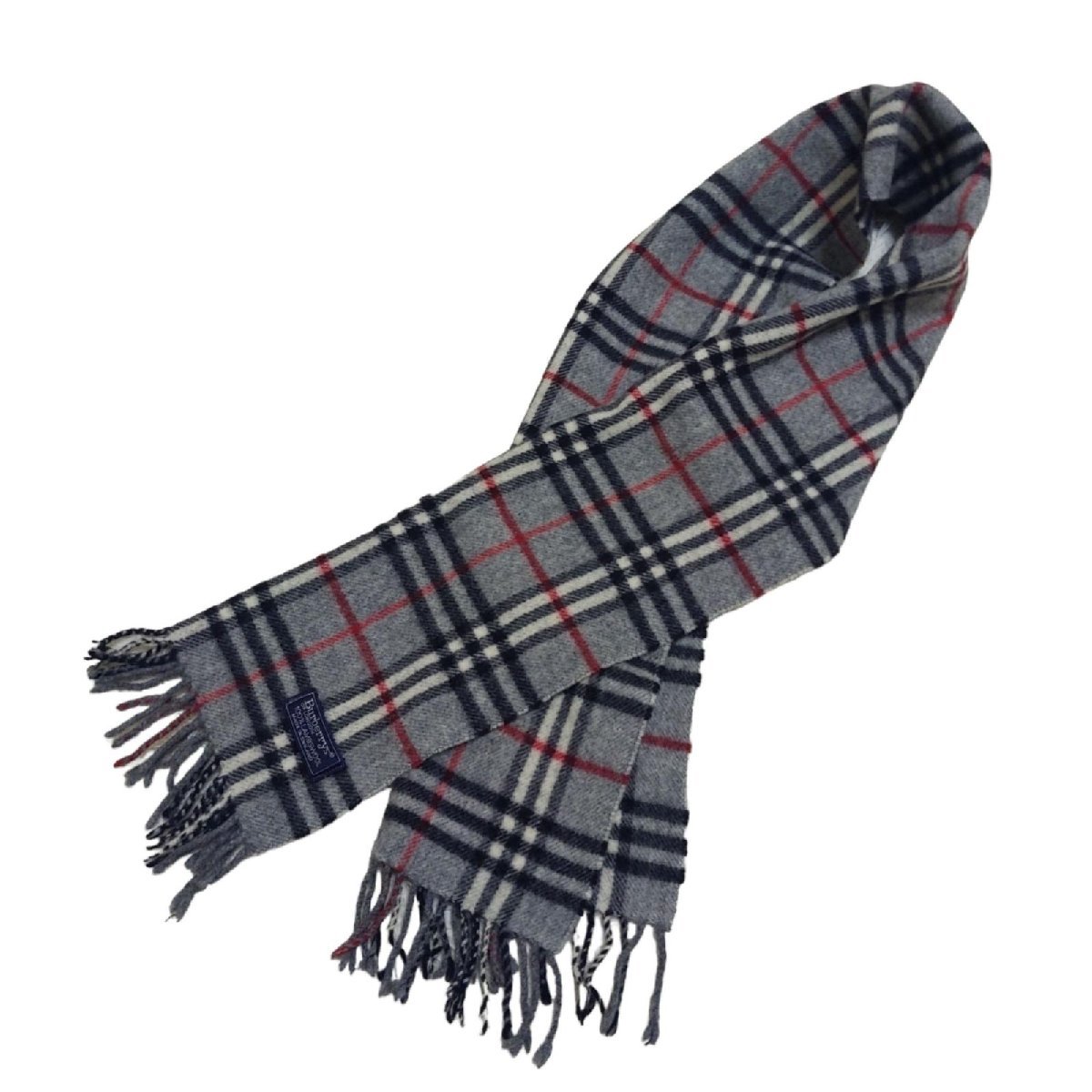 BURBERRY バーバリー カシミヤ100％ チェック柄 マフラー ストール