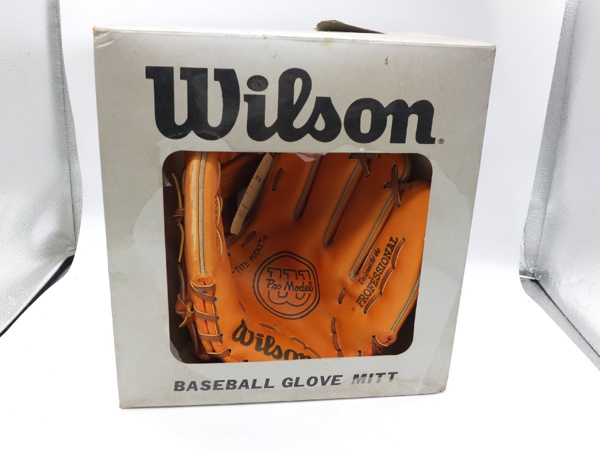【z18159】展示・未使用品 Wilson ウィルソン WG216A 硬式 オールラウンド 野球 ベースボール グローブ 箱付き 格安スタート