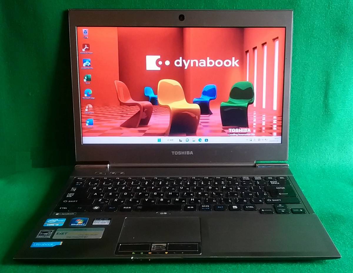 【新品SSD128GB、Webカメラ、MS Office-365】東芝 dynabook R631、Windows 11、Core i5、メモリ4GB、無線LAN、SD、HDMI、指紋