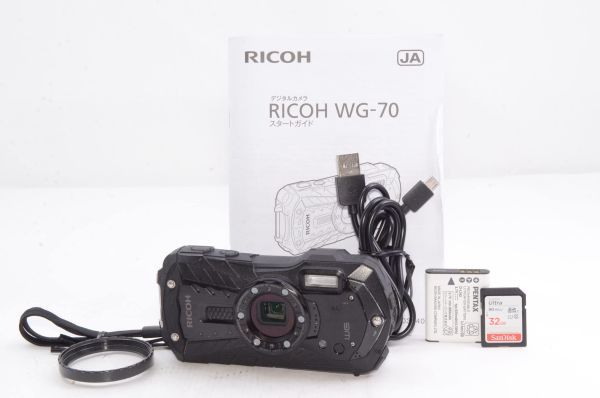 RICOH WG-70 ブラック #2301153A 【公式通販】