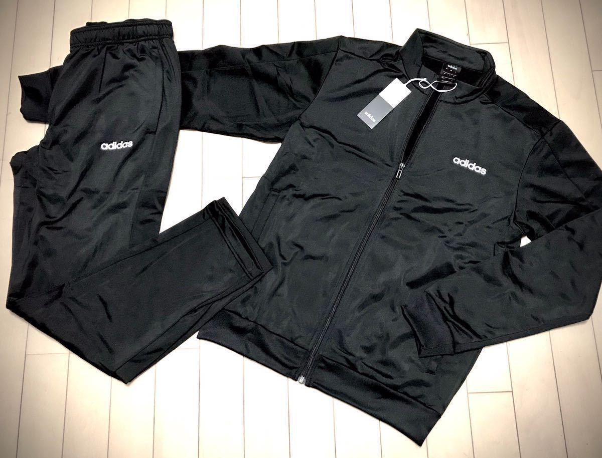 ◎新品 FRW21【メンズL】黒ブラック adidas トラックスーツ ジャージセットアップ Basics Track Suit アディダス レトロ