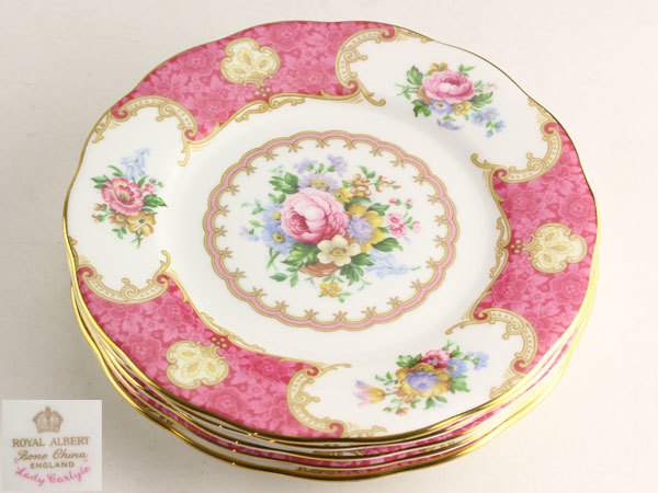   Lady Carlyle プレート　ロイヤルアルバート 洋食器 ROYAL ALBERT ロイヤルアルバート Lady Carlyle プレート 5客