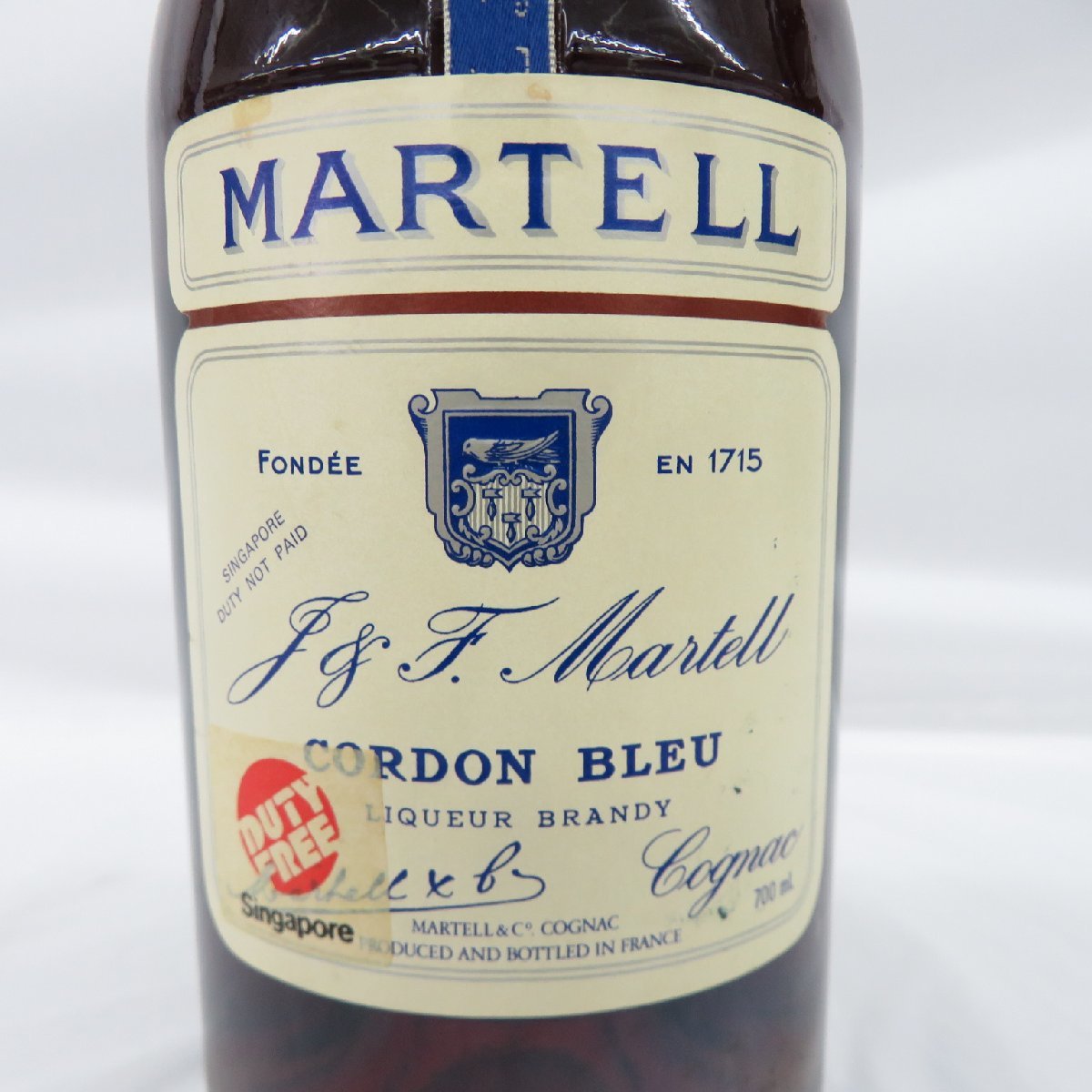未開栓】MARTELL マーテルコルドンブルー 旧分割ラベル 700ml