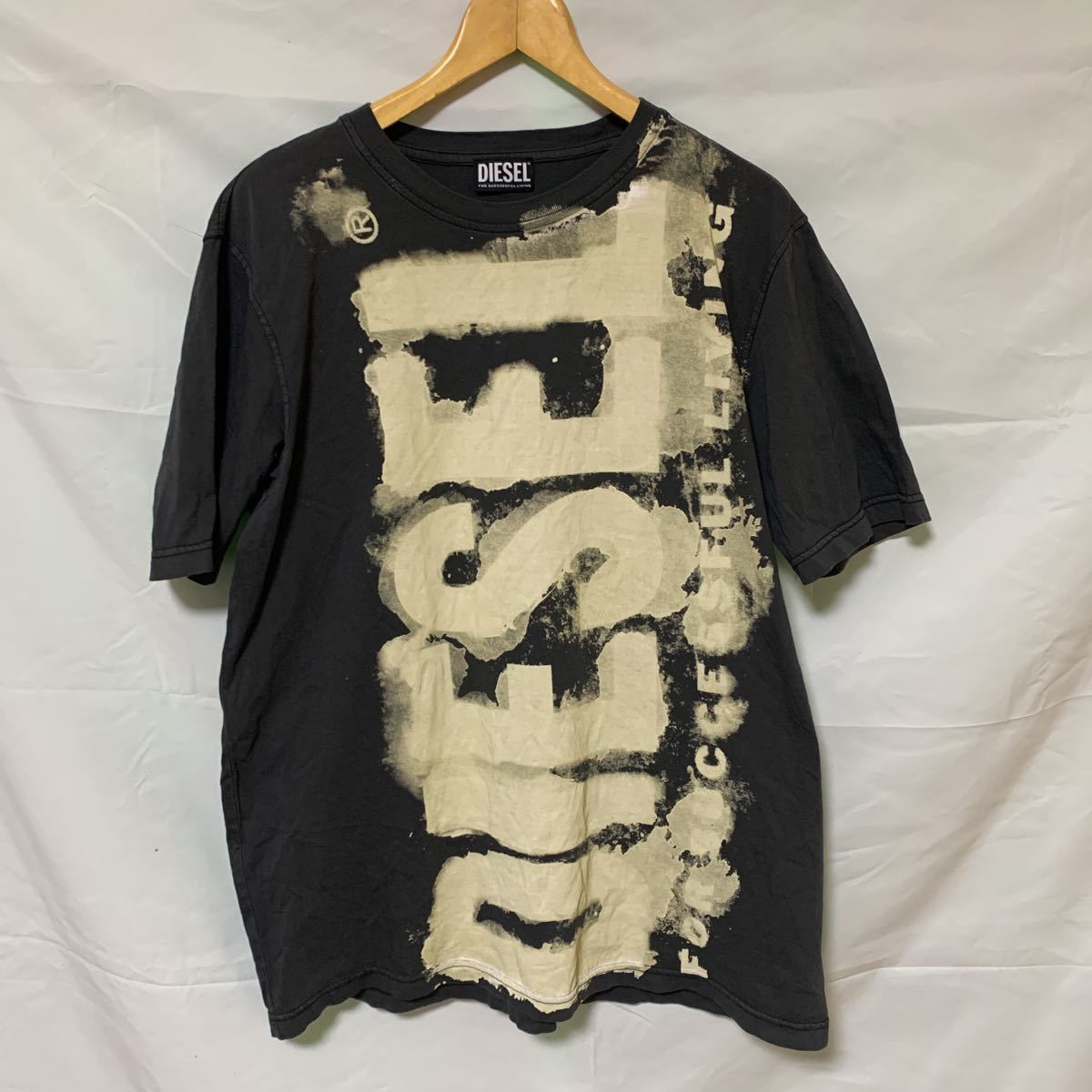 DIESEL ディーゼル メンズクルーネックTシャツ A06483 0ASUB T-JUST-E16 ダークグレー　Mサイズ