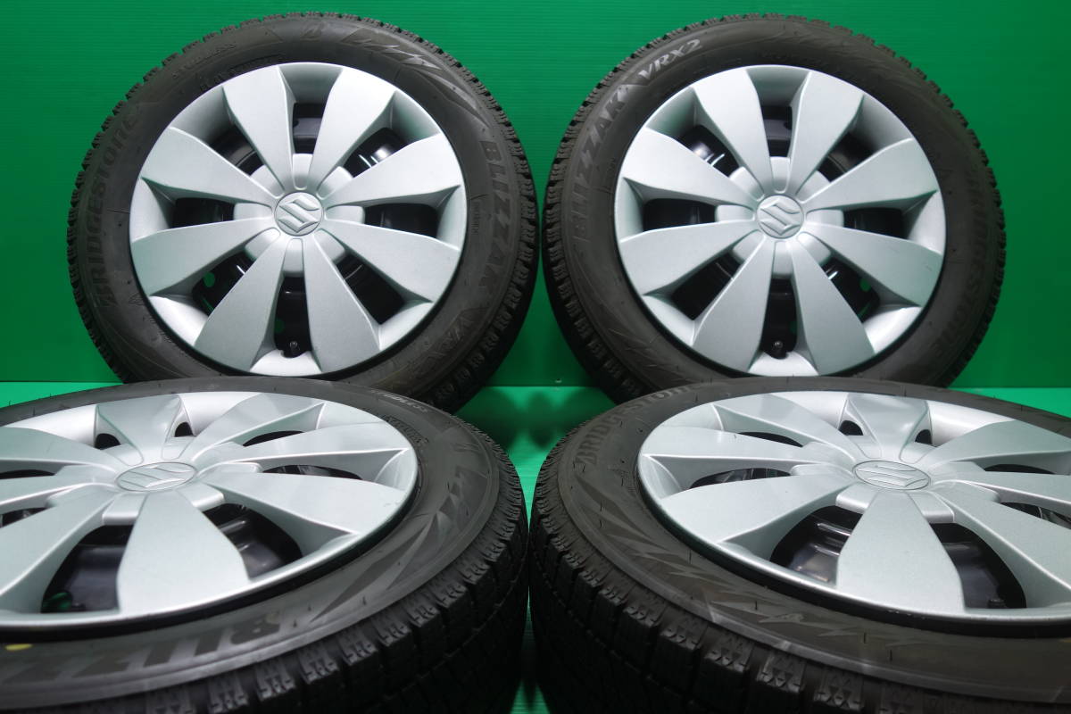 K705-21 送料無料 155/65R14 スタッドレス 4本セット VRX2 8.5分山 溝