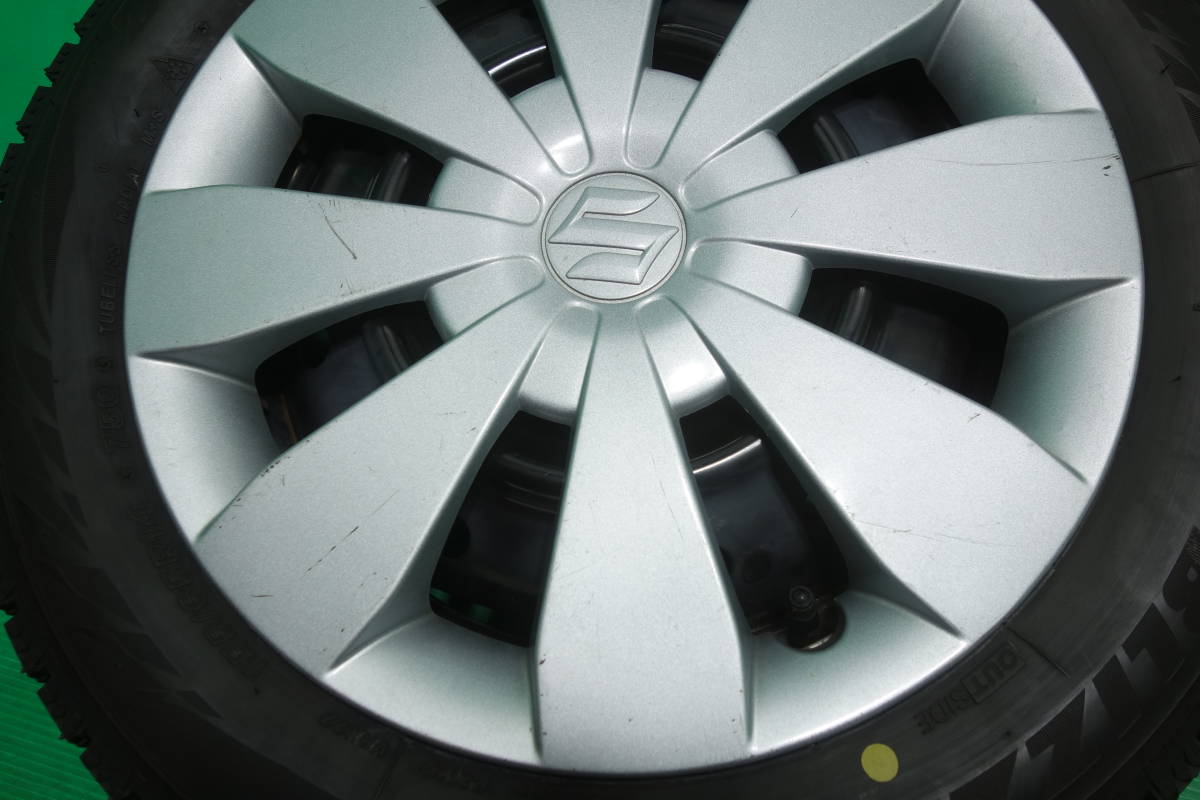 K705-21 送料無料 155/65R14 スタッドレス 4本セット VRX2 8.5分山 溝