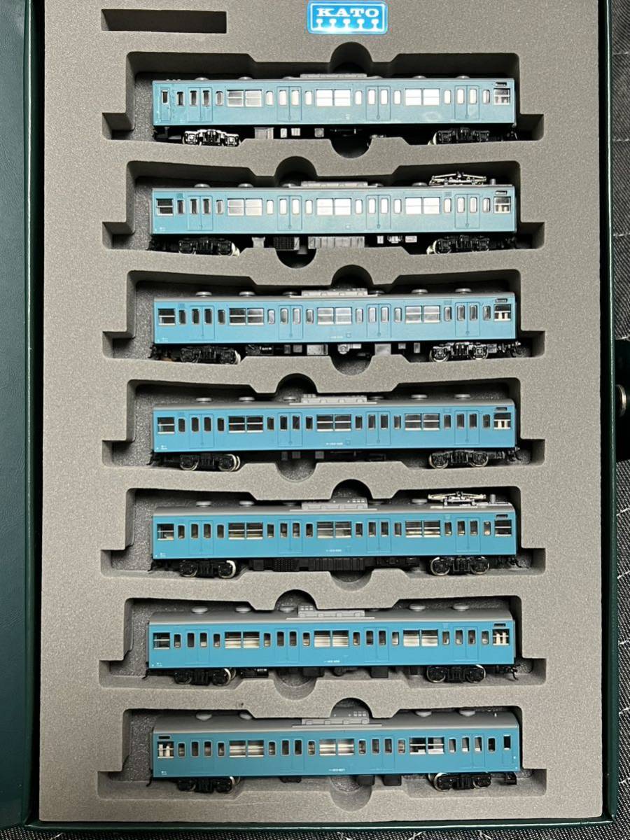 KATO 103系 スカイブルー 高運転台 7両編成 京阪神緩行線仕様