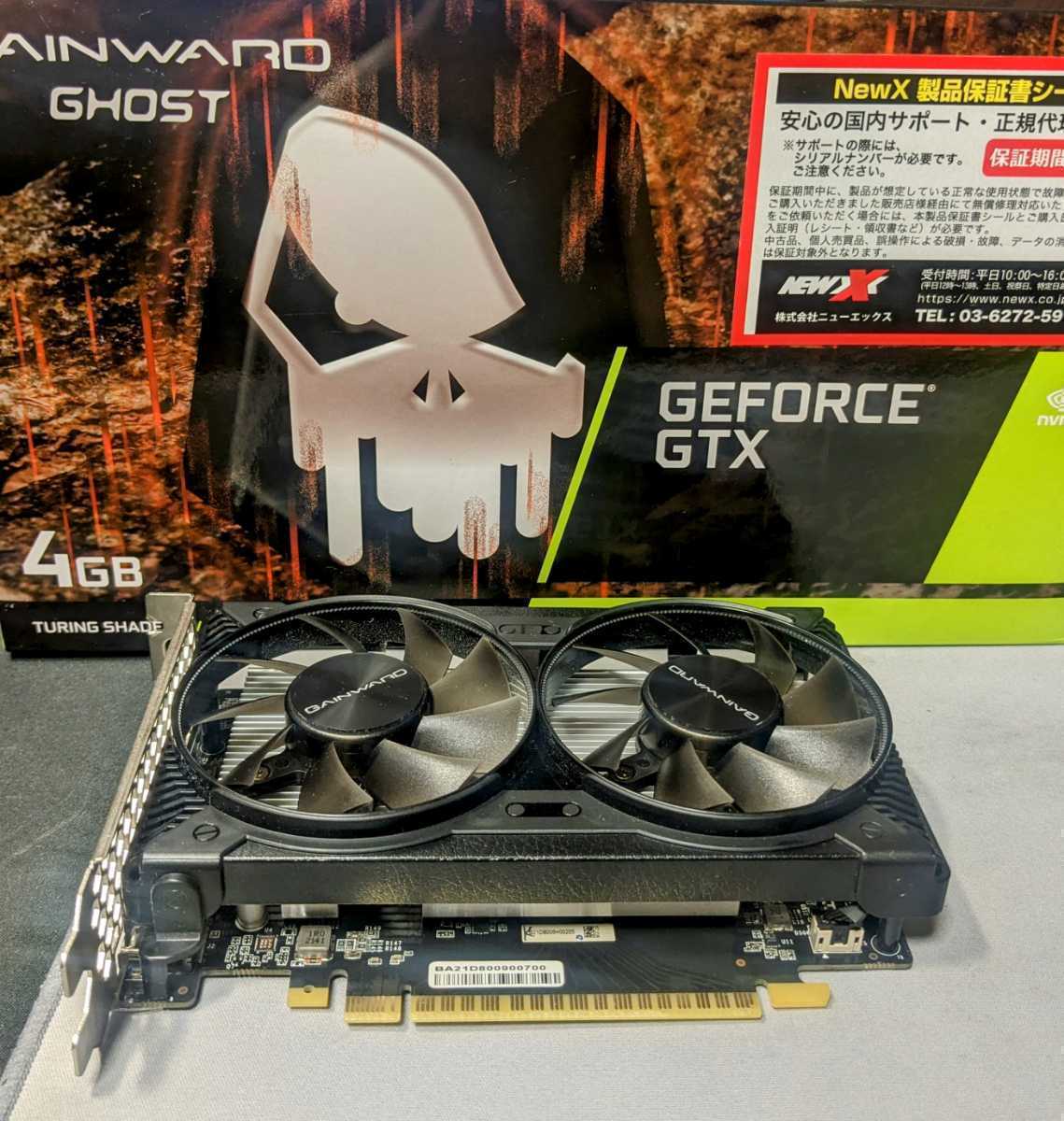 中古品】 GAINWARD GHOST GeForce GTX 1650 4GB GDDR6 