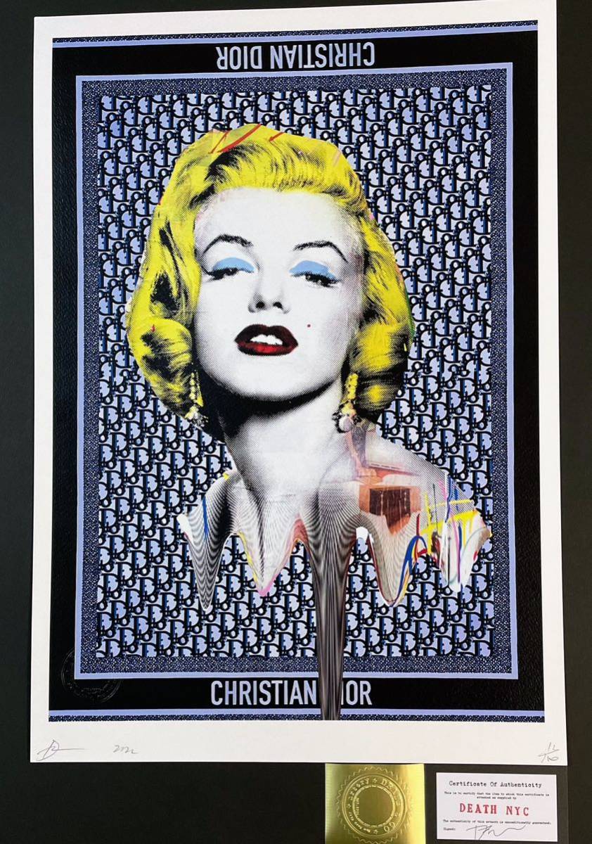 額込 世界限定100枚DEATH NYC アートポスター 現代アート 107 DEATH