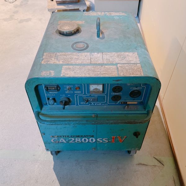 A3-078-20 引取限定 防音型 インバーター発電機 デンヨー GA-2800SS-IV