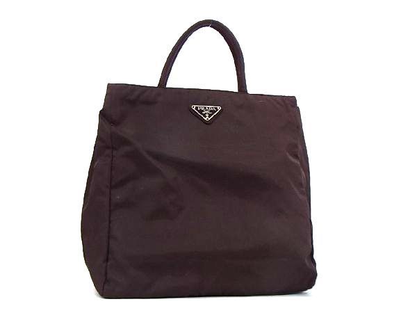 1円 PRADA プラダ テスートナイロン ハンドバッグ トートバッグ 手提げ