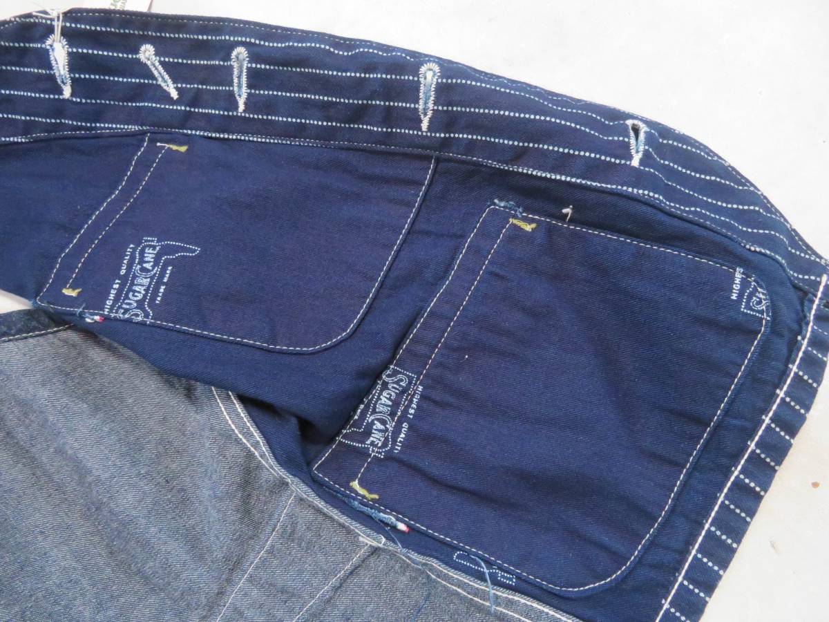 SUGAR CANE シュガーケーン ベスト 38 M ウォバッシュ ストライプ 品番