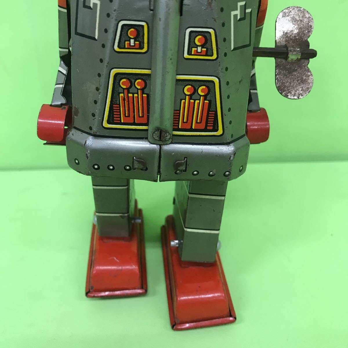 当時物 吉屋 SPAKY ROBOT スパーキー・ロボット ゼンマイ ブリキ 日本