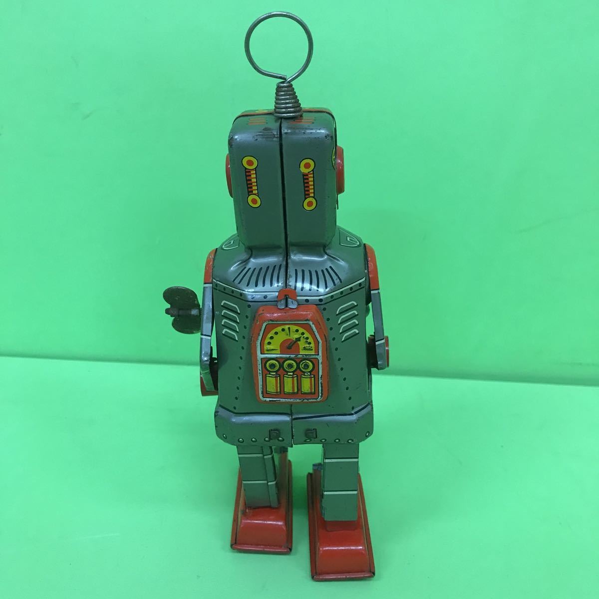 当時物 吉屋 SPAKY ROBOT スパーキー・ロボット ゼンマイ ブリキ 日本