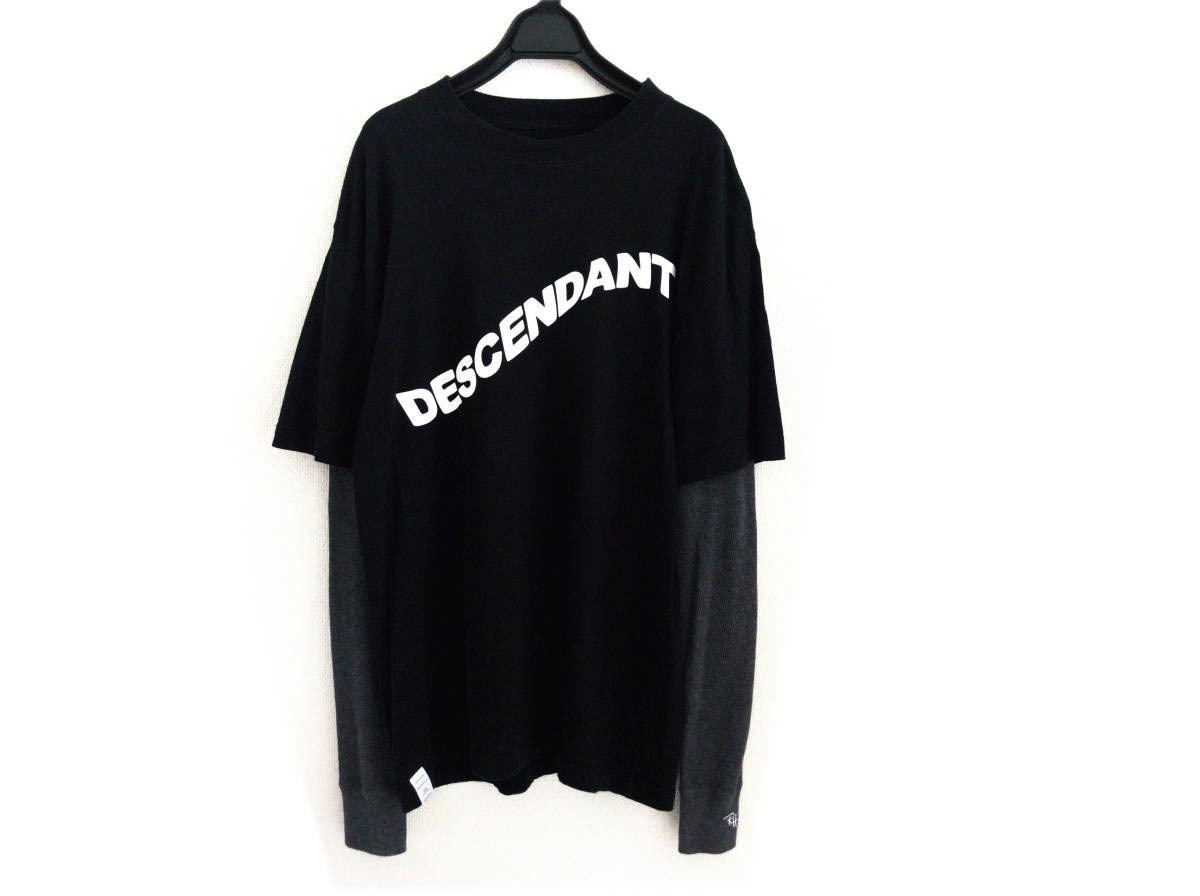 稀少】ロンハーマン RHC x DESCENDANT “ RH刺繍 ” レイヤード Tシャツ 