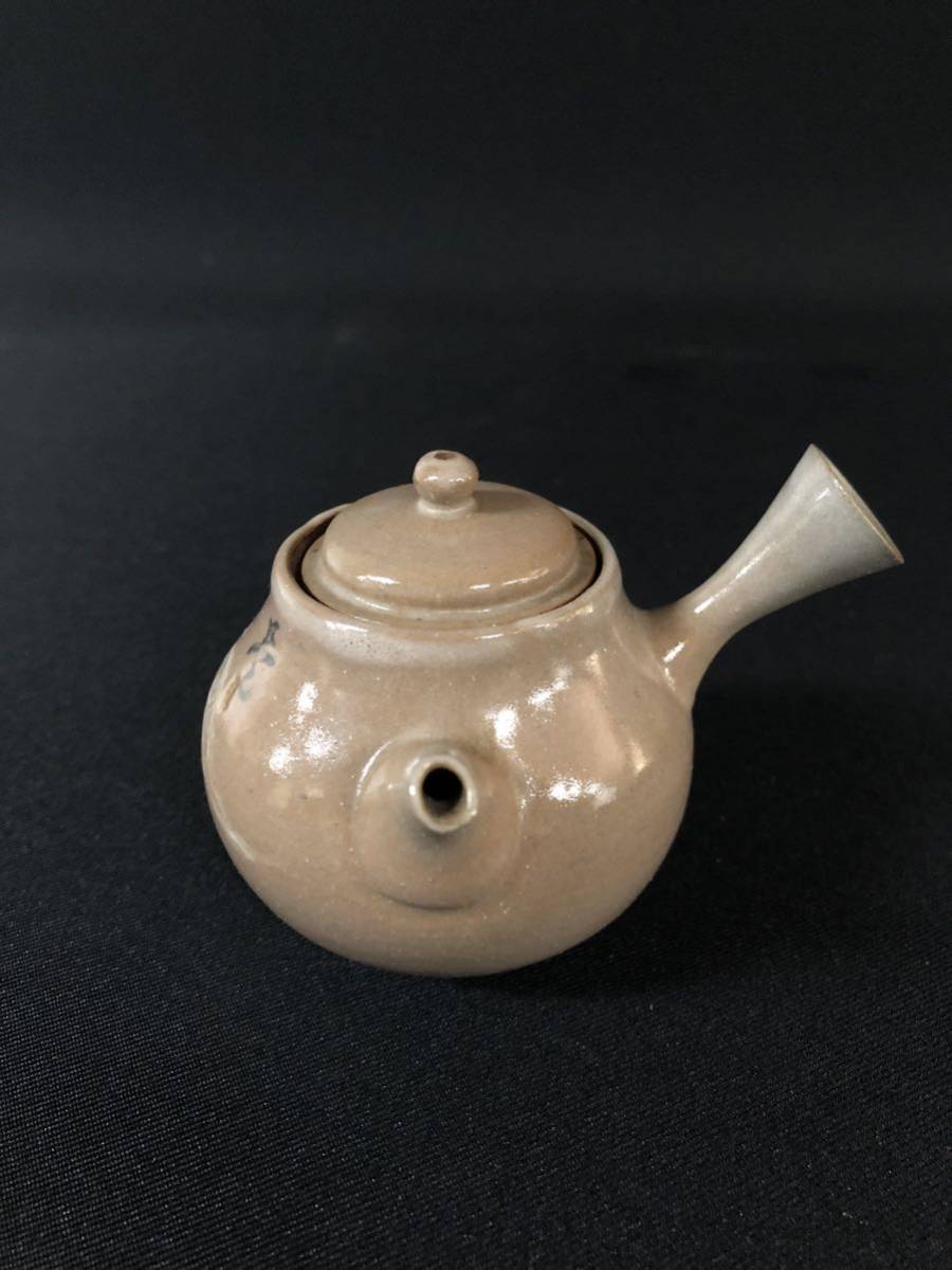 朱萬古焼 白雲陶園 朱泥 急須 湯冷 煎茶碗五客 煎茶器揃 共箱 6203C