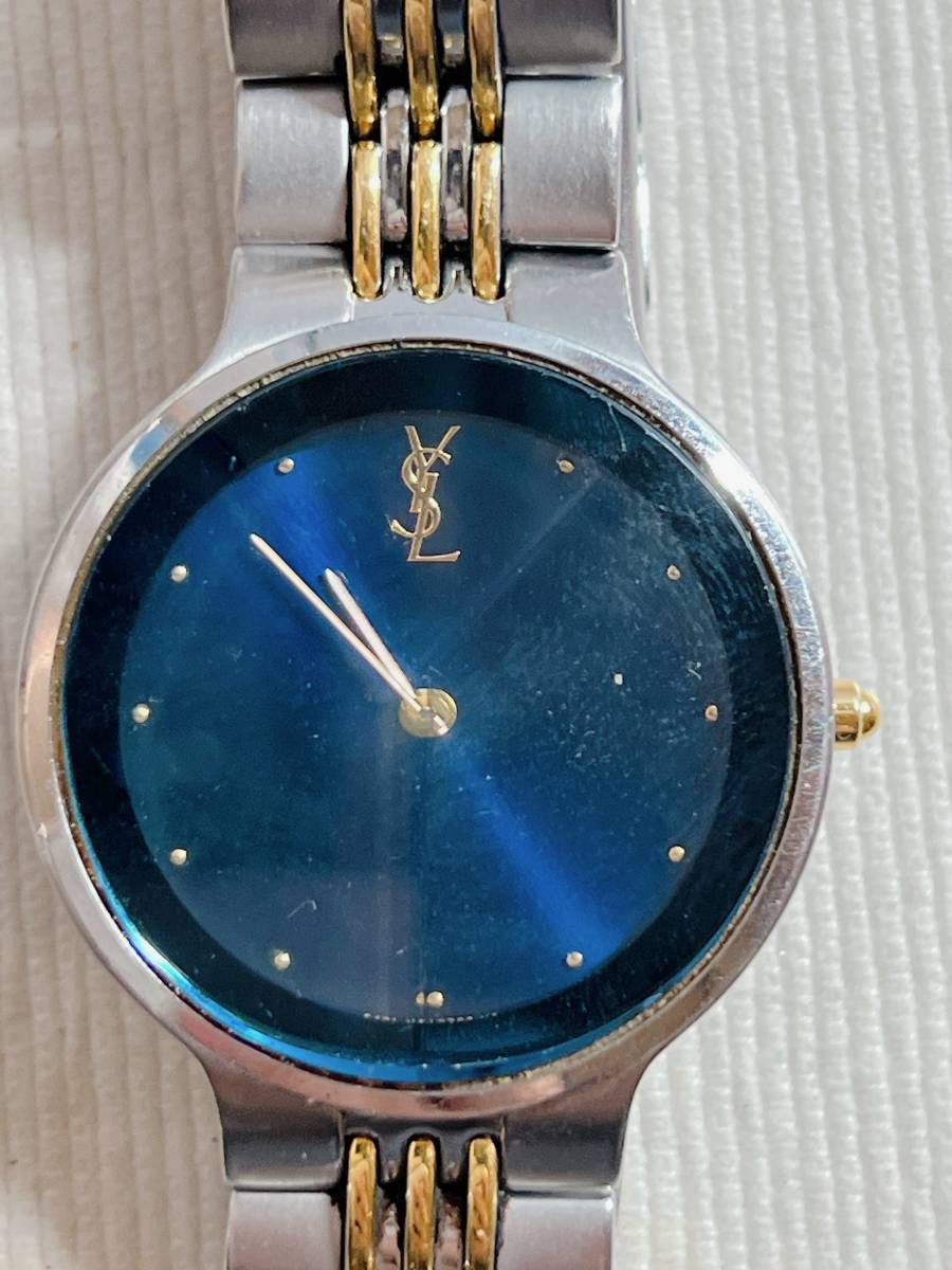ジャンク品　時計5点セット　サンローラン他 1円～ジャンク品 イブサンローラン クォーツ hSー14 Yahoo