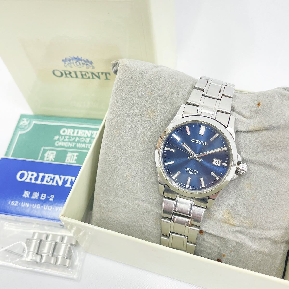 ORIENT オリエント SWIMMER スイマー UNB4-CO-C 3針 クオーツ ベルト