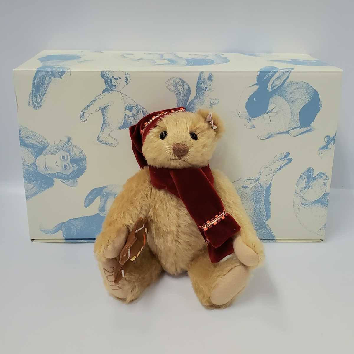 1円スタート Steiff 677250 Teddybear LITTLE SANTA 2011 シュタイフ