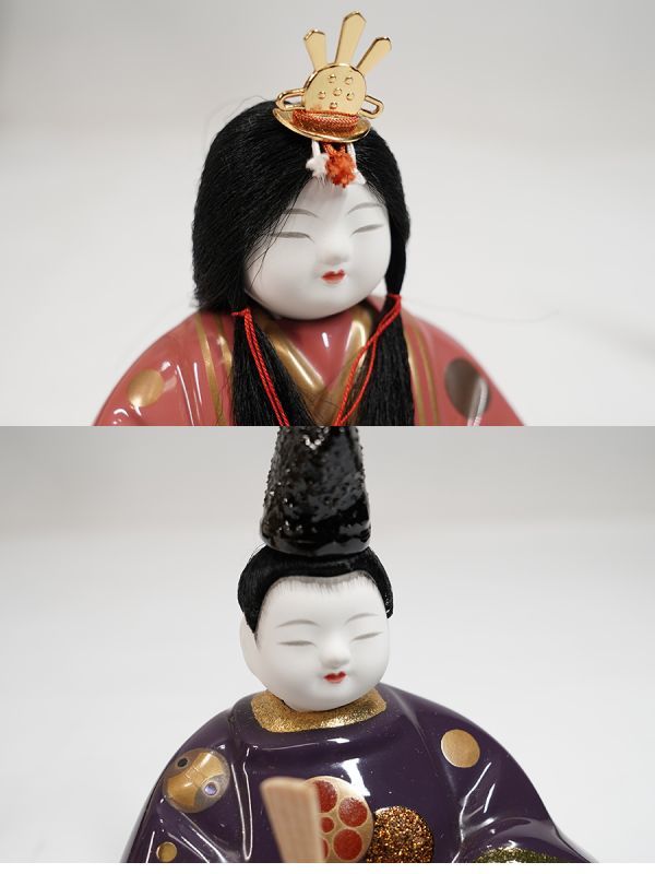 M0144【輪島塗】漆芸雛『悠果』人形師 柿沼東光/塗師 吉岡哲朗/蒔絵師