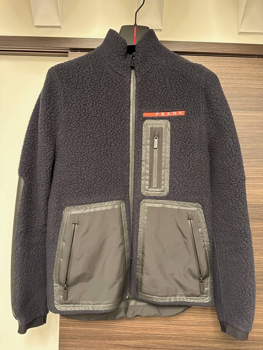 プラダ　PRADA　ボアジャケット　ブラック　XS　国内正規品 試着のみ