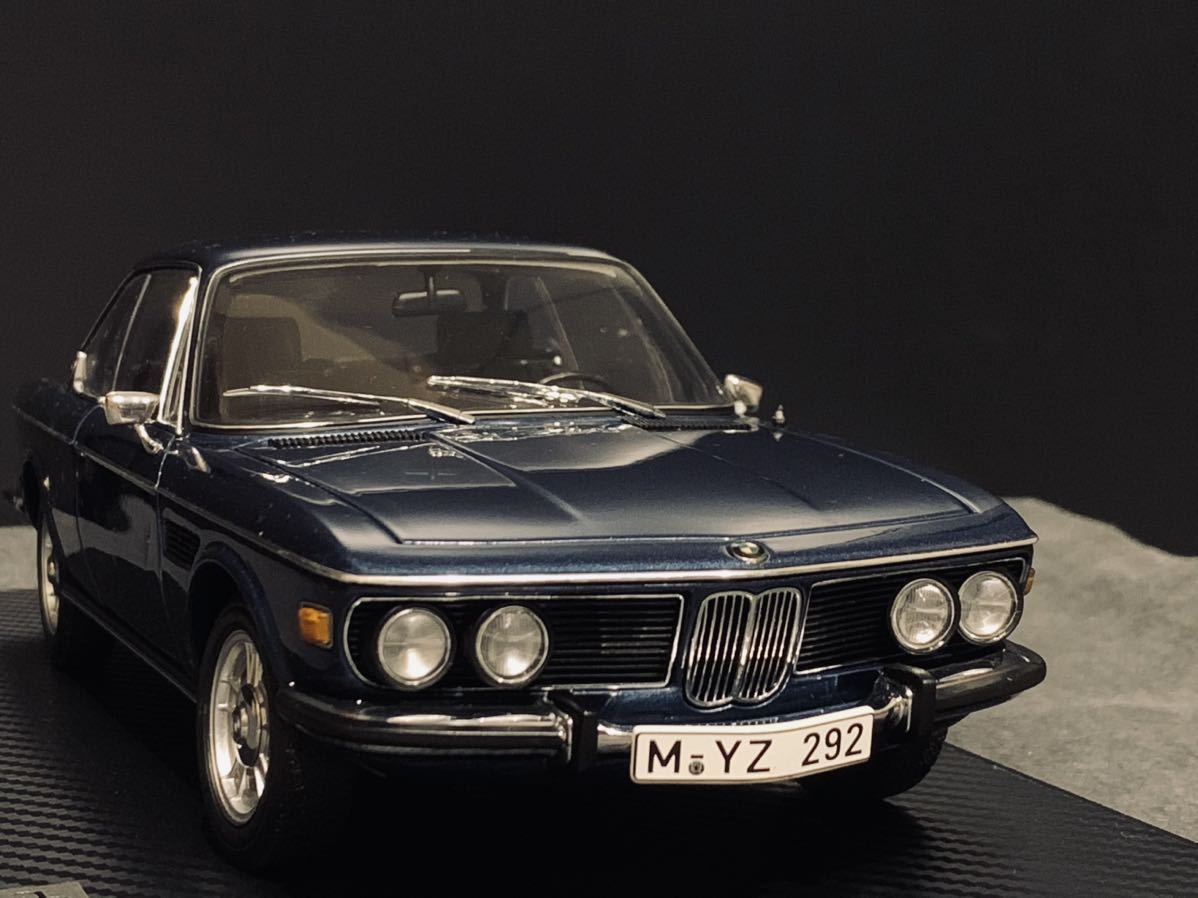 絶版品] 1/18 AUTOart millenium BMW 3.0 CSi E9 Blue Metallic 70672 