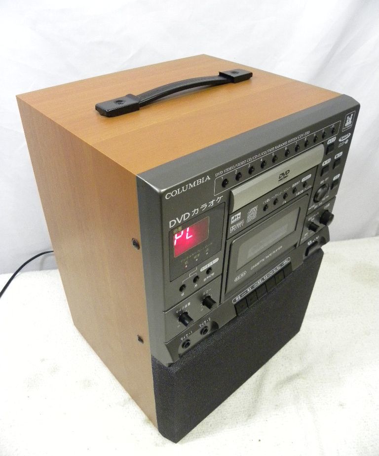 カラオケシステム COLUMBIA デノン CDV-550 カセットテープ DVD 03年製