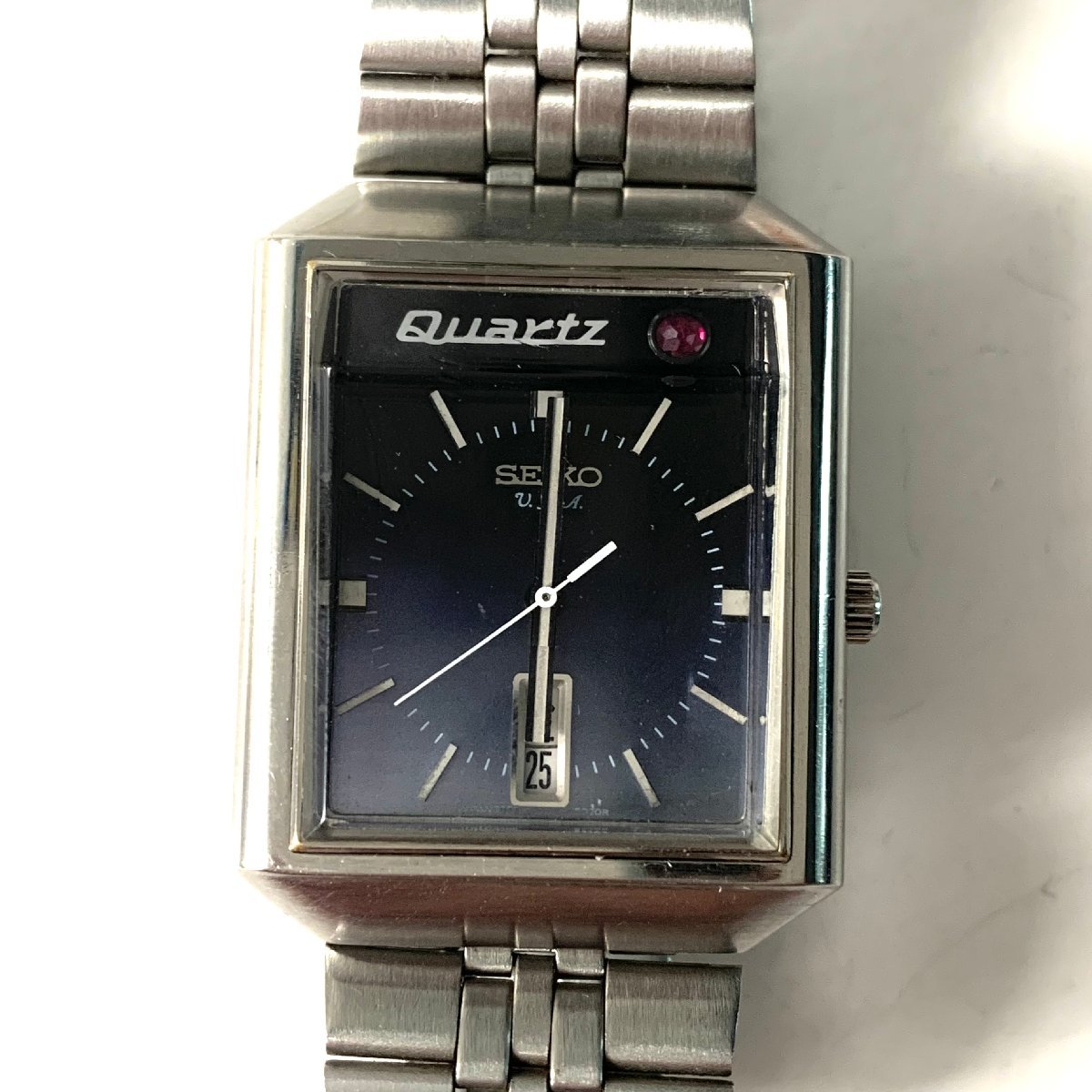 vintage 極 SEIKO 39VFA セイコー スチール/クォーツ腕時計 デイト 