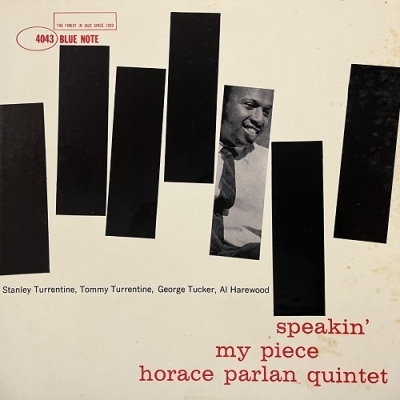 【HMV渋谷】HORACE PARLAN/SPEAKIN' MY PIECE(BLP4043)