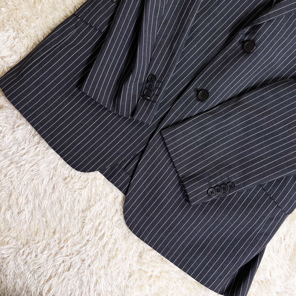 極上の艶感!ポールスミス/Paul Smith スーツ セットアップ グレー 