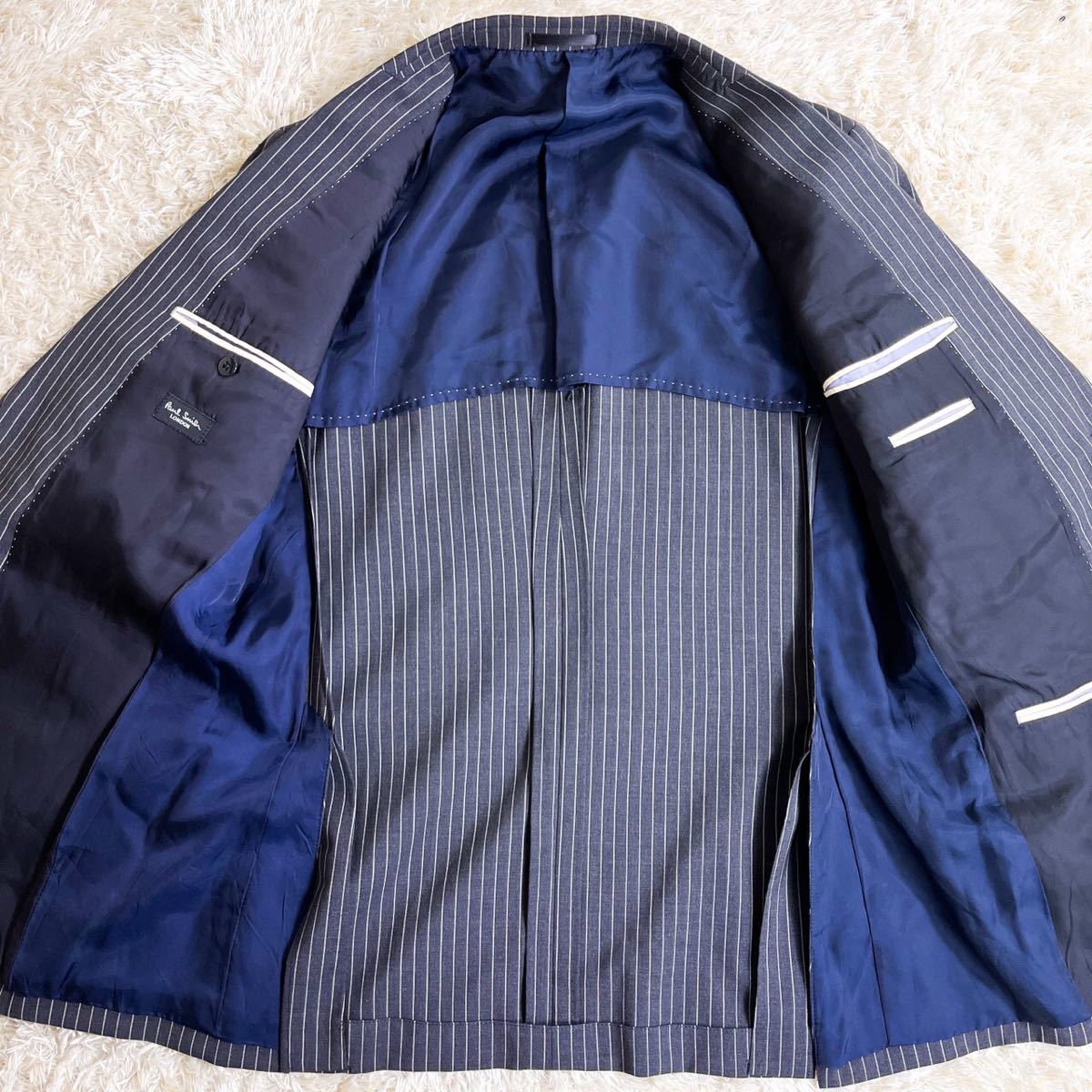 極上の艶感!ポールスミス/Paul Smith スーツ セットアップ グレー 