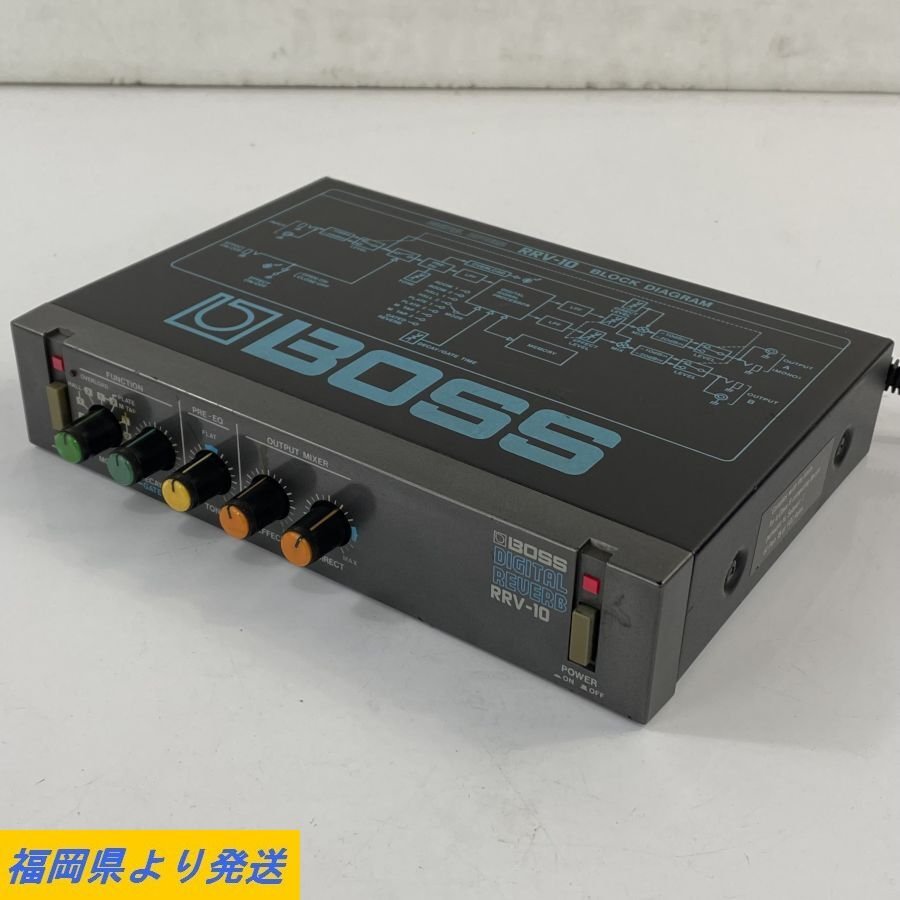 BOSS DIGITAL REVERB RRV-10 ボス デジタルリバーブ 音出しOK ※電源