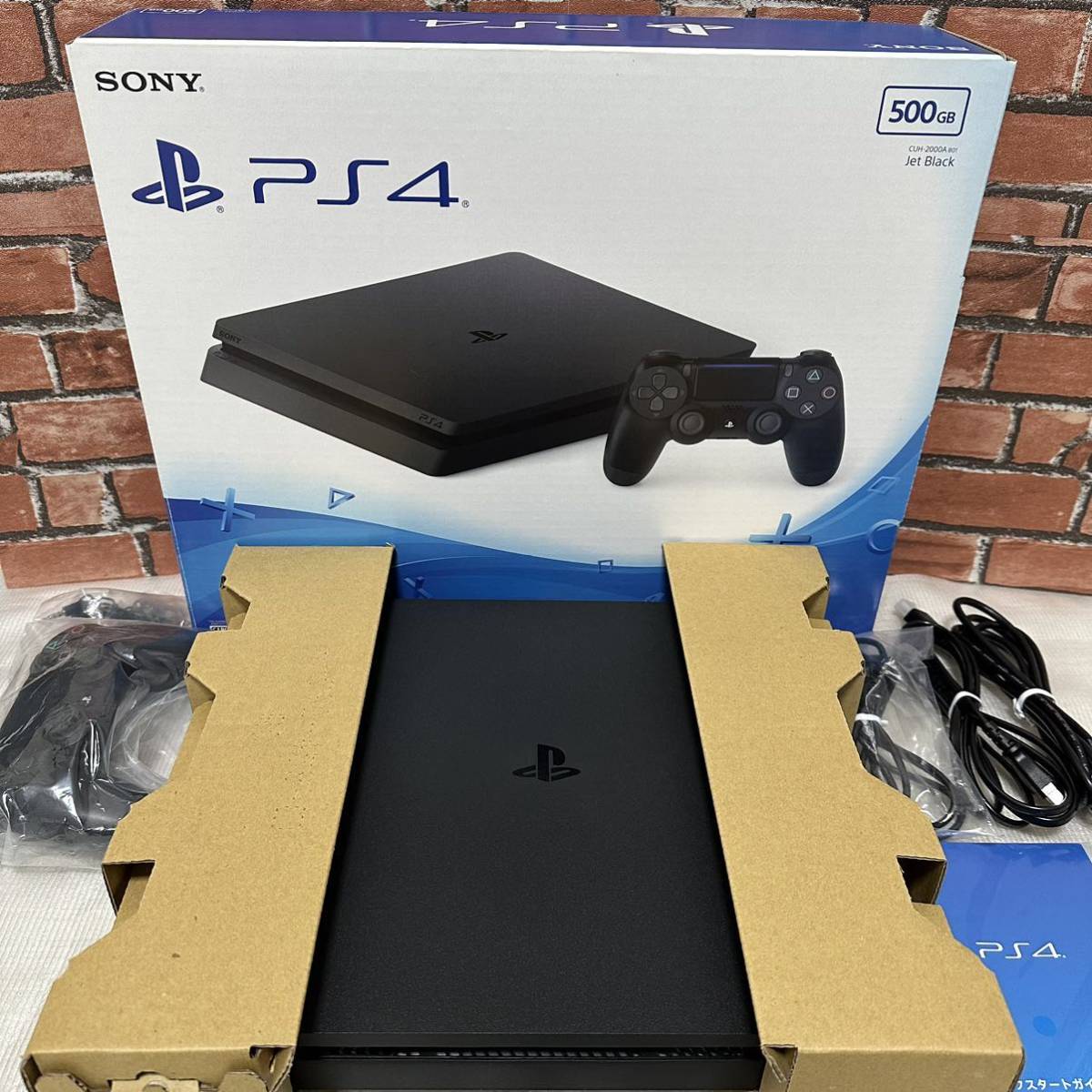 PS4 500GB CUH-2000A B01 ブラック 本体/ワイヤレスコントローラー 