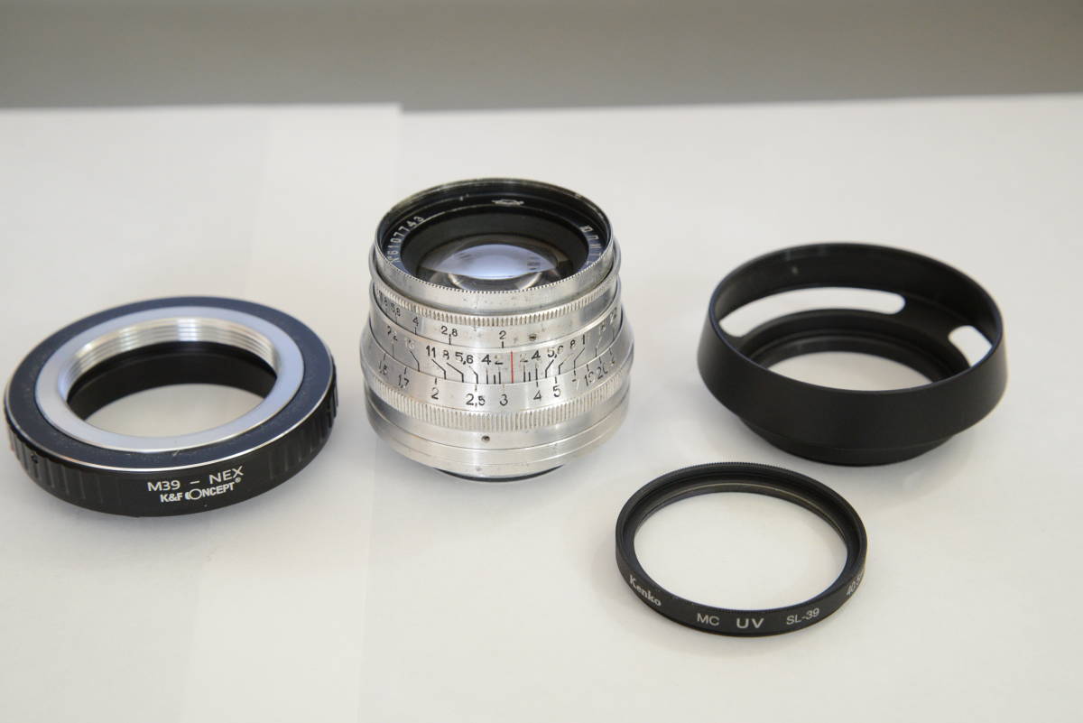 旧ソ連レンズ Jupiter ジュピター8 50mm f2 NEX（ソニー）マウント