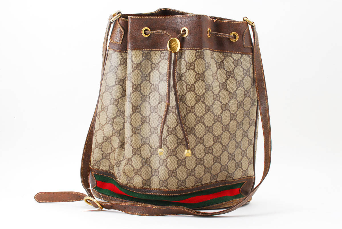 1円 GUCCI ヴィンテージ グッチ オールドグッチ GGプラス シェリー