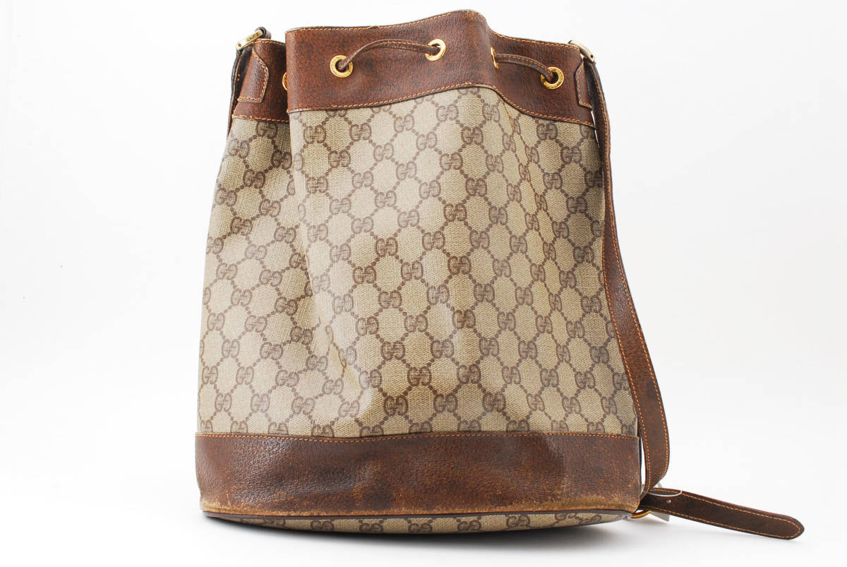 1円 GUCCI ヴィンテージ グッチ オールドグッチ GGプラス シェリー 
