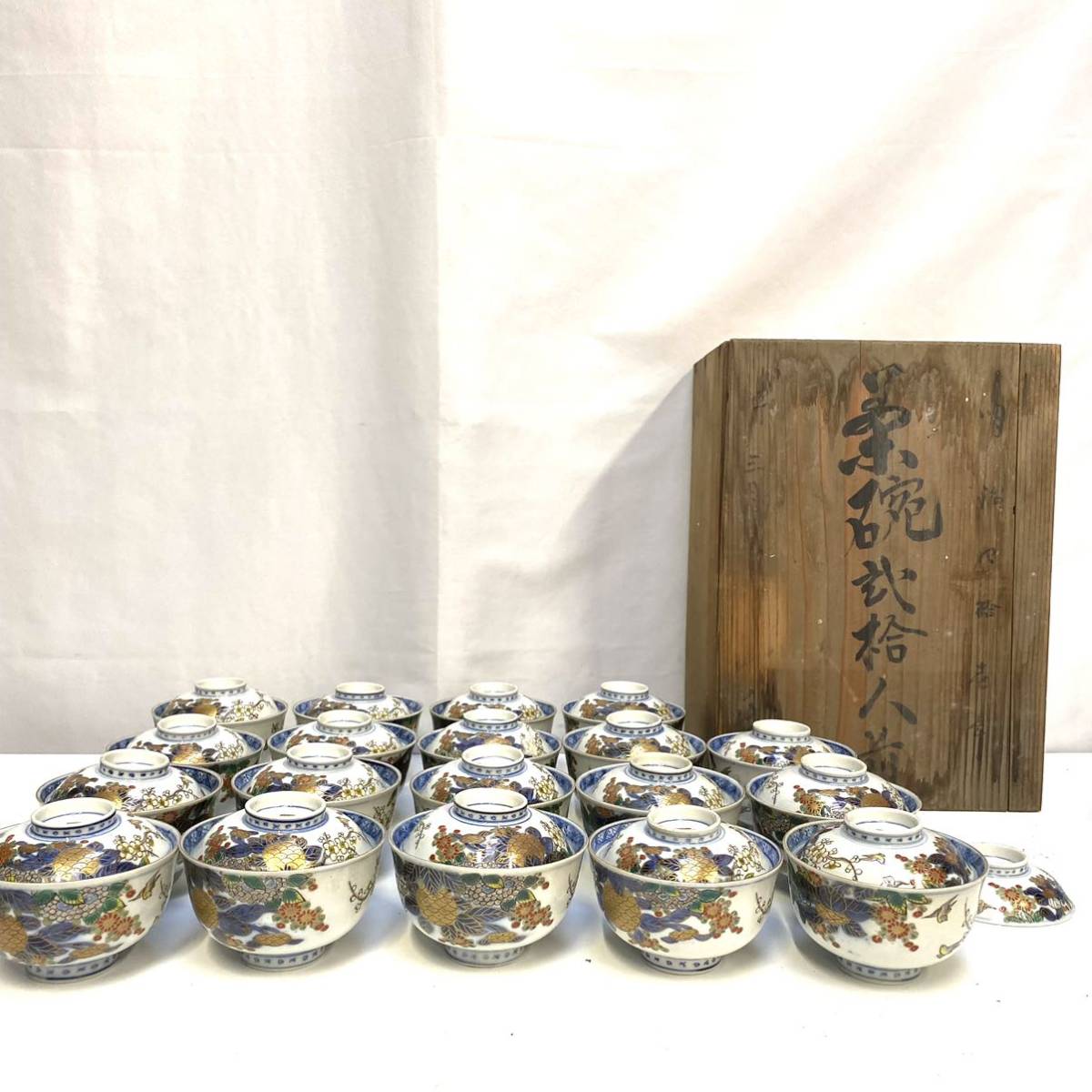 蓋茶碗 古伊万里 | iichi - 明治時代 骨董 日々の暮らしを 和食器 江戸