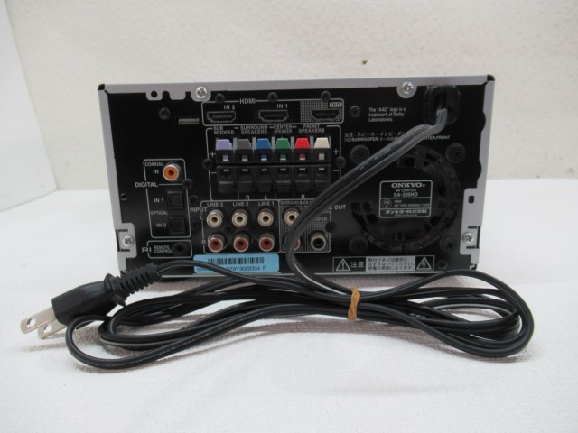 ジャンク品 ONKYO オンキヨー SA-205HD アンプ｜Yahoo!フリマ（旧