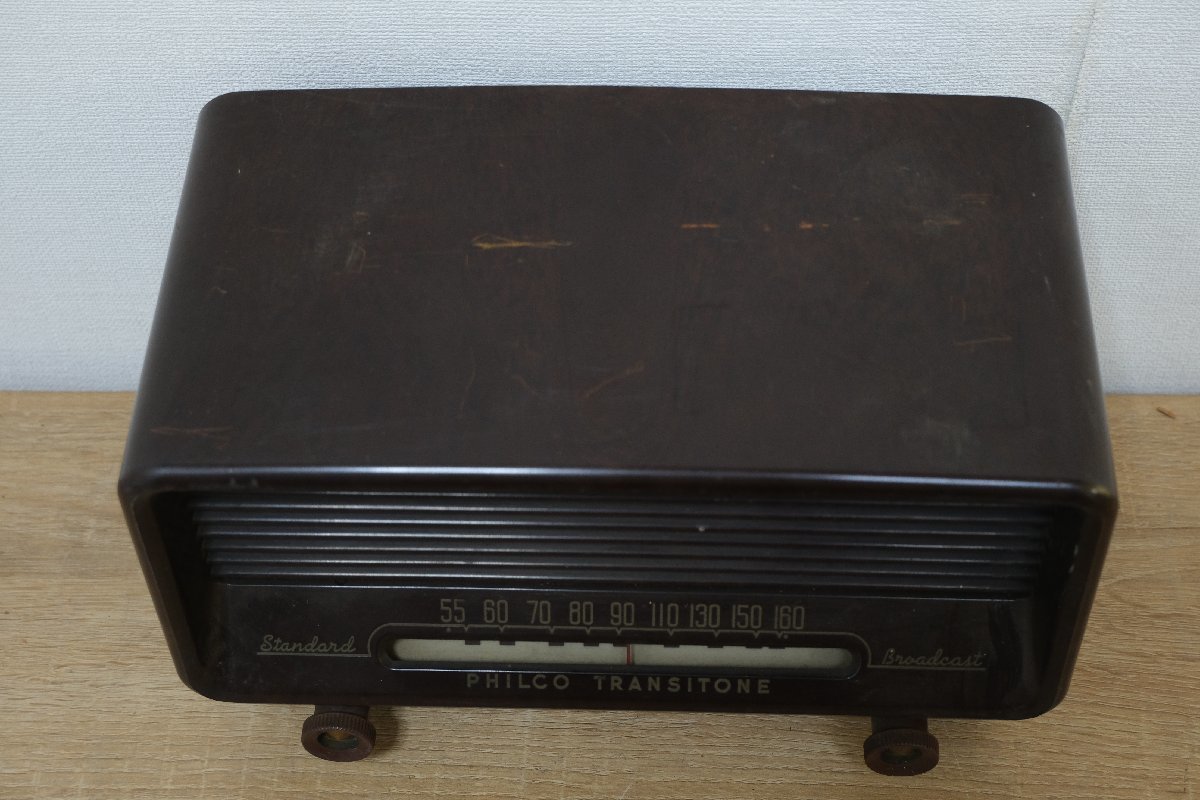 z18826】PHILCO フィルコ 真空管ラジオ TRANSITONE Standard MODEL52
