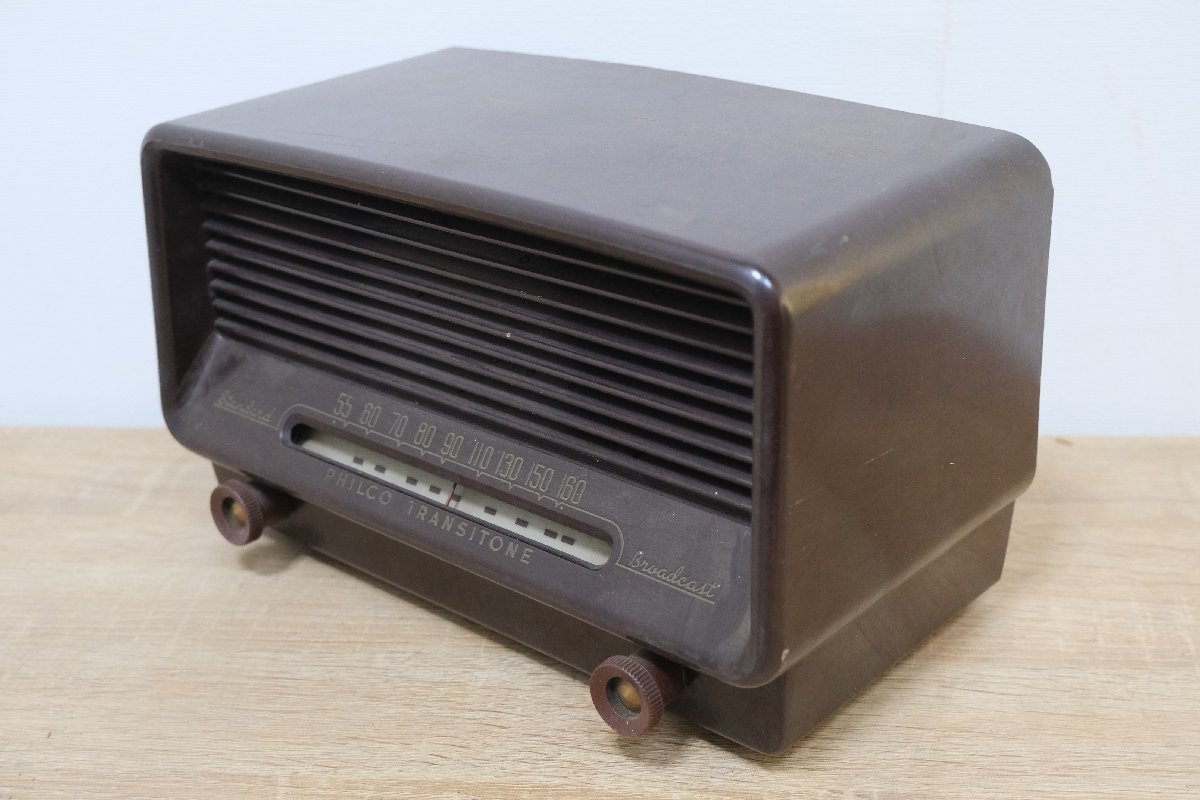 z18826】PHILCO フィルコ 真空管ラジオ TRANSITONE Standard MODEL52