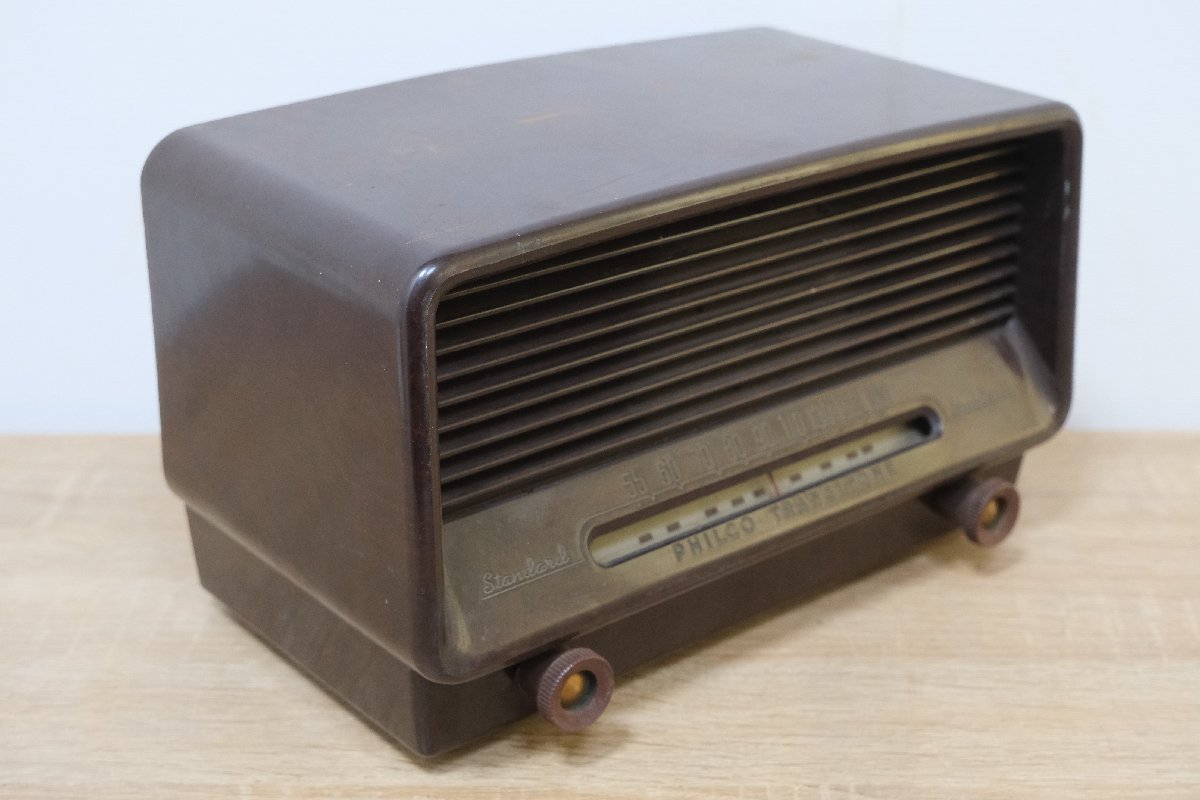 z18826】PHILCO フィルコ 真空管ラジオ TRANSITONE Standard MODEL52