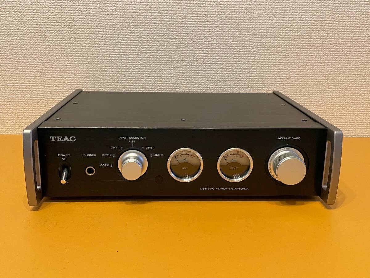 美品】TEAC Referenceシリーズ AI-501DA-B ブラック 2013年製 USB DAC