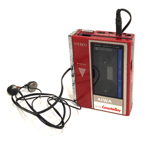 AIWA HS-P6 ステレオ カセットプレーヤー ポータブルプレーヤー オーディオ機器 QN022-286