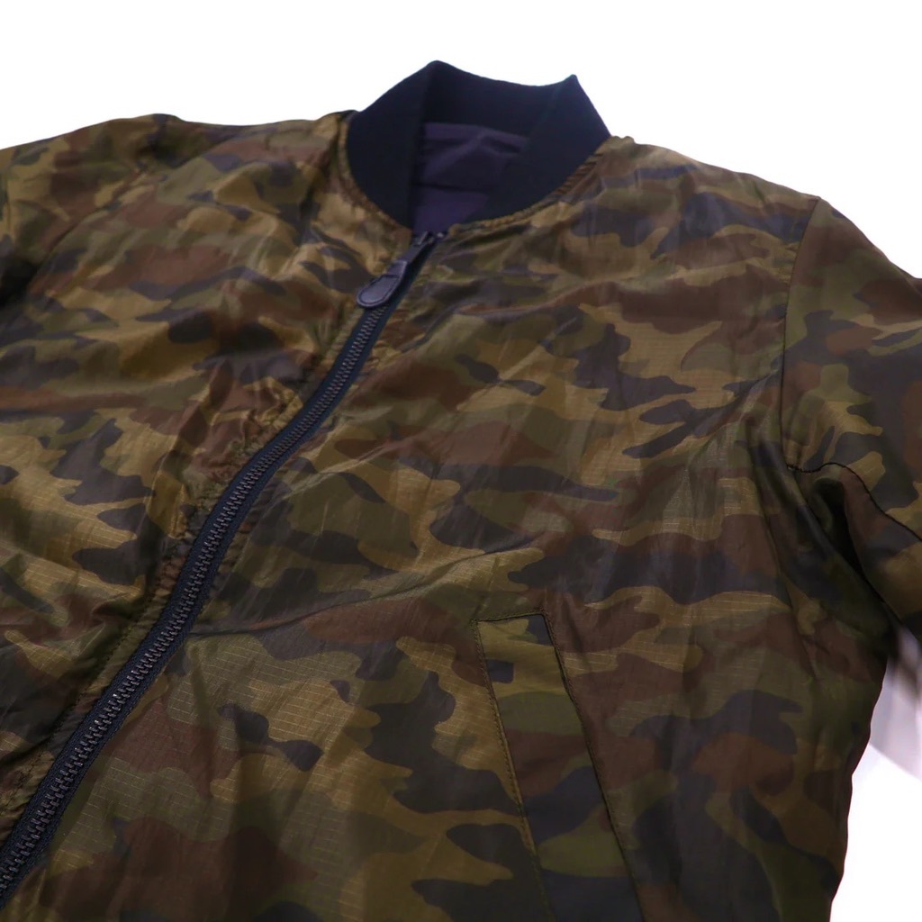 ALPHA INDUSTRIES MA-1 リバーシブル カモフラ ブラック ALPHA