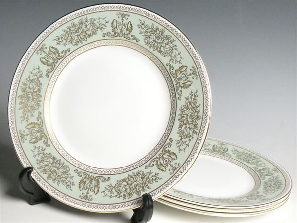  コロンビア セージグリーン プレート 4枚セット k940 ウェッジウッド コロンビア セージグリーン ⑦ プレート 20.5cm 4