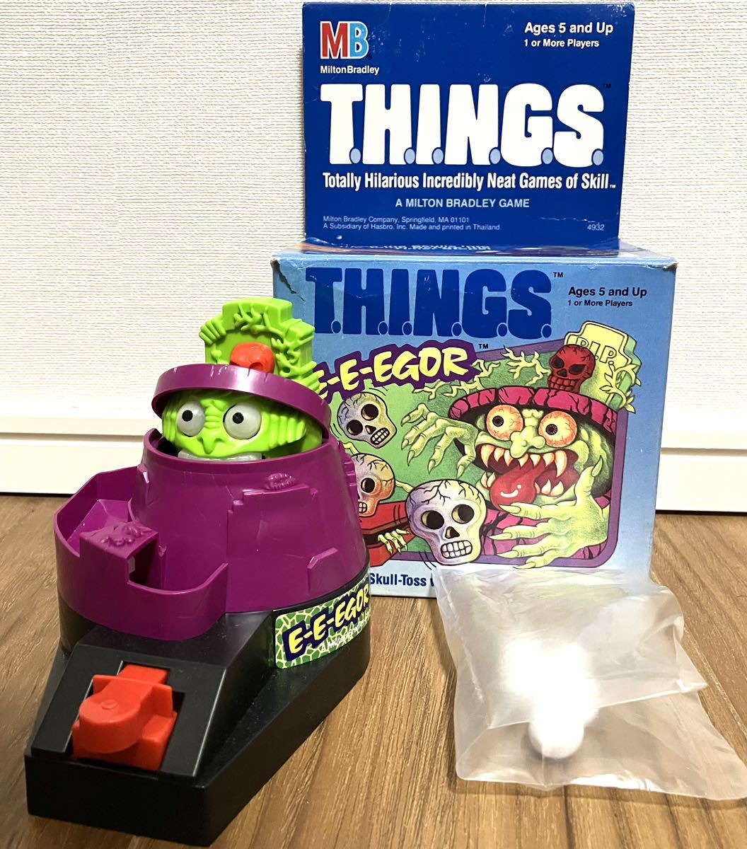 駄玩具　アメトイ　VTG 80S MILTON BRADLEY MB T.H.I.N.G.S. THINGS GAMES