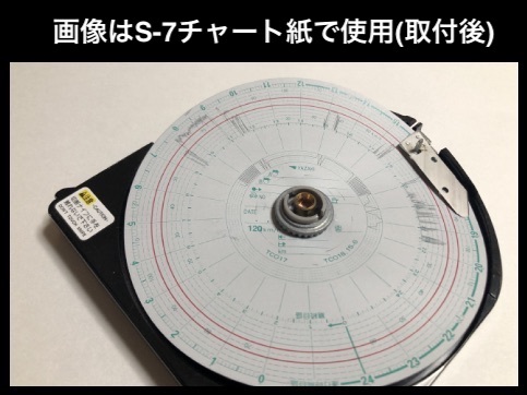 新品未使用☆矢崎タコグラフ用☆7日用圧着リング☆チャート紙固定用